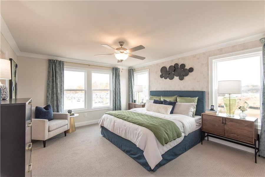 Furnished interior view inside a new home in , Lawrenceville (Image 6).