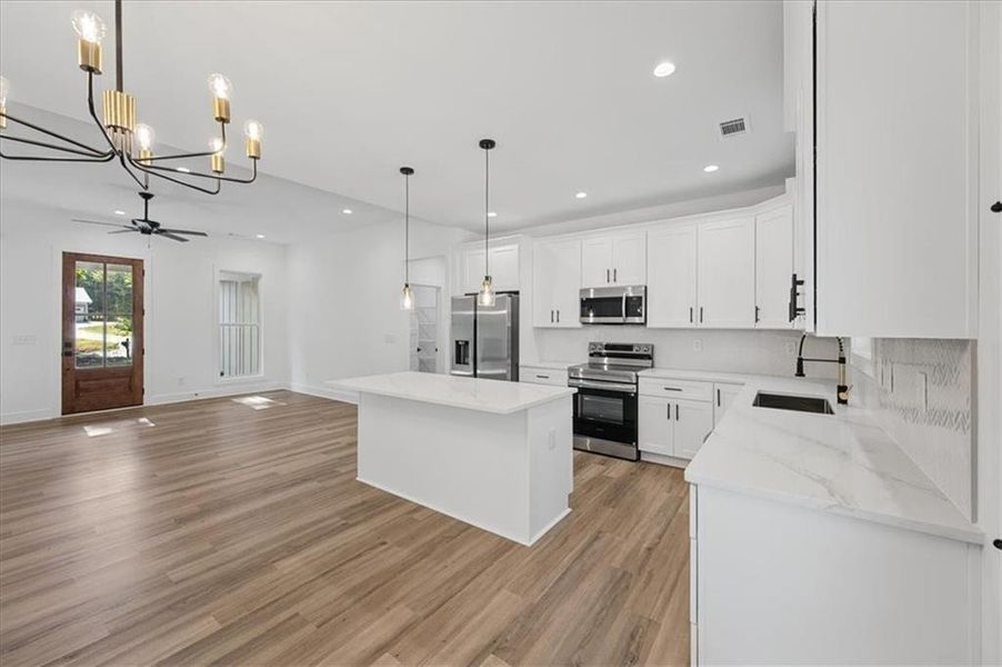 Furnished interior view inside a new home in , Taylorsville (Image 9).