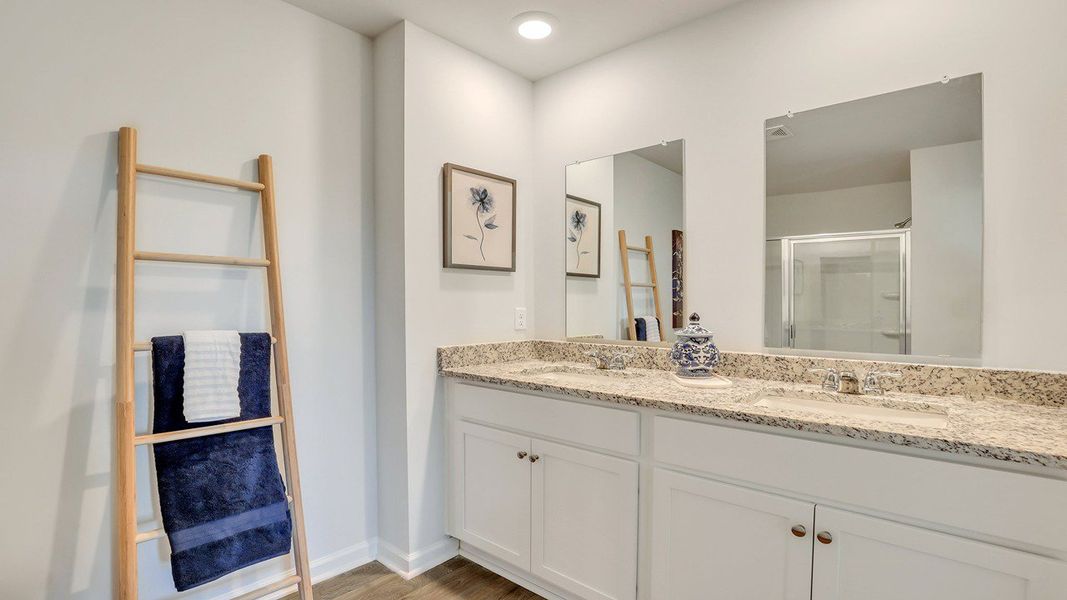 Representative furnished interior of a home built from the ROBIE by D.R. Horton in Longleaf Village, Rincon (Image 27).