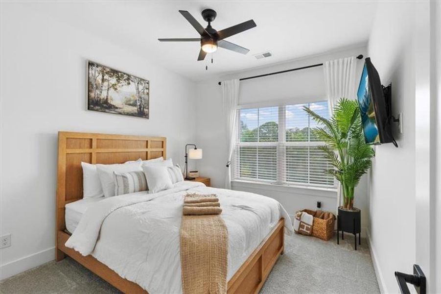 Furnished interior view inside a new home in , Roswell (Image 17).