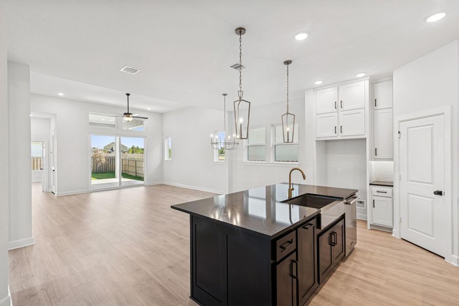 Furnished interior view inside a new home in Colton 45' Homesites, Todd Mission (Image 7).