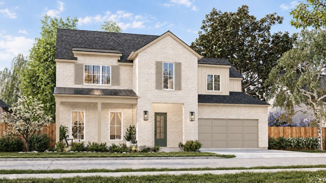 Representative exterior photo of a completed home built from the Ross by Olivia Clarke Homes in Grand Oaks, Celina, TX (Image 8).