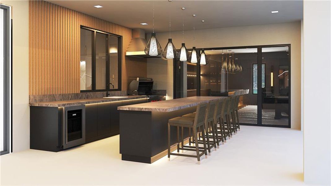 Furnished interior view inside a new home in , Alpharetta (Image 10).