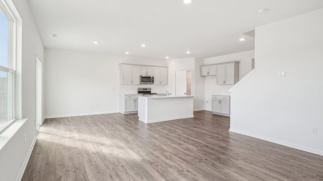 Spacious, unfurnished interior of a new home in Swift Creek Farm, Clayton (Image 13). Spacious, unfurnished interior of a new home in Swift Creek Farm, Clayton (Image 13).