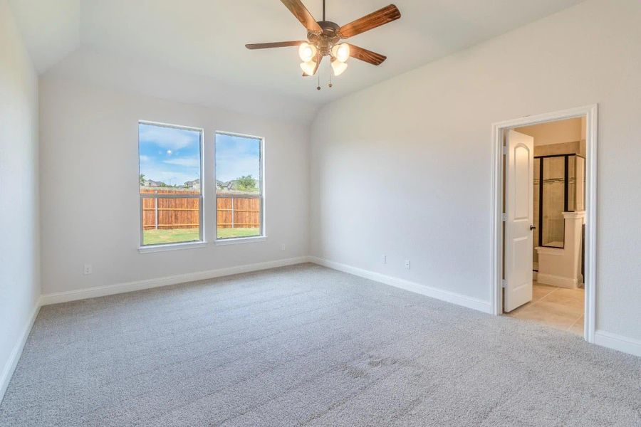 Primary Bedroom | Concept 2027 at Villages of Walnut Grove in Midlothian, TX by Landsea Homes