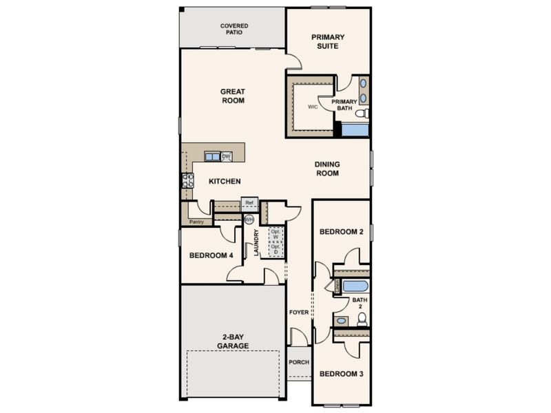 2D floor plan layout for the Verbena by Century Complete in DL Ranch, Lake Havasu City, AZ (Image 3). 2D floor plan layout for the Verbena by Century Complete in DL Ranch, Lake Havasu City, AZ (Image 3).