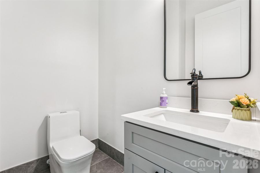 half bath main level