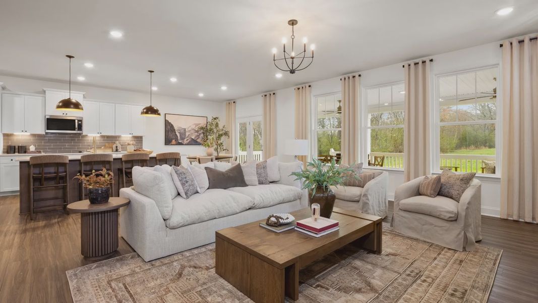 Furnished interior view inside a new home in Blake Pond, Lillington (Image 9).