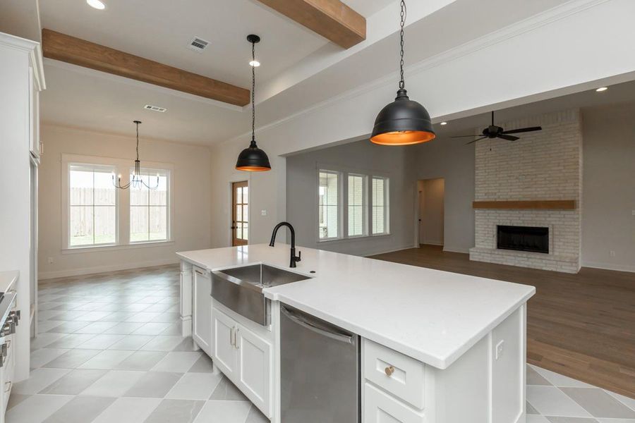 Furnished interior view inside a new home in , Beaumont (Image 3).