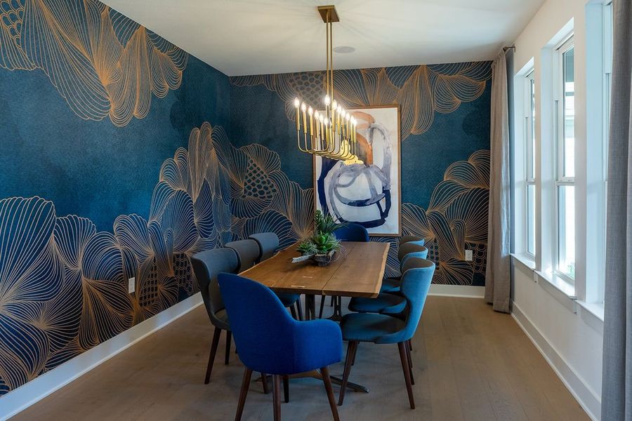 Furnished interior view inside a new home in Easton Park, Austin (Image 6).