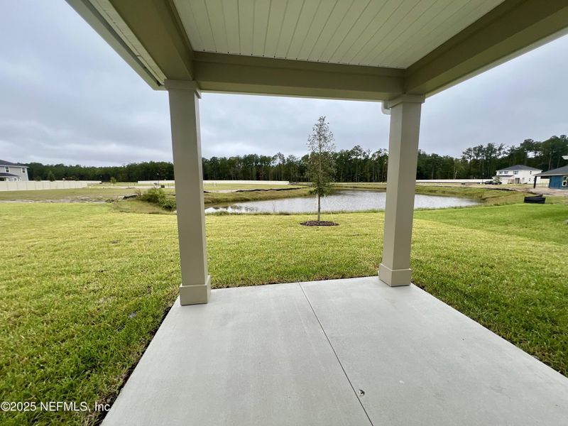 Exterior details and patio area of a home in Anabelle Island - Executive Series, Green Cove Springs (Image 3).