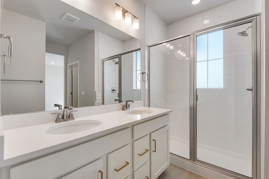 Furnished interior view inside a new home in Candelas Townhomes, Arvada (Image 38).