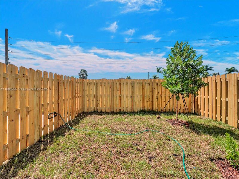 Exterior details and patio area of a home in , Homestead (Image 3). Exterior details and patio area of a home in , Homestead (Image 3).