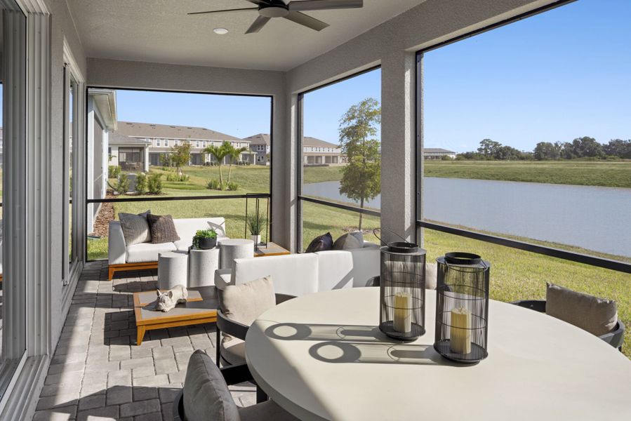 Representative exterior details of a home built from the Terra Rosa II by Mattamy Homes in Pasadena Ridge, Zephyrhills (Image 3).