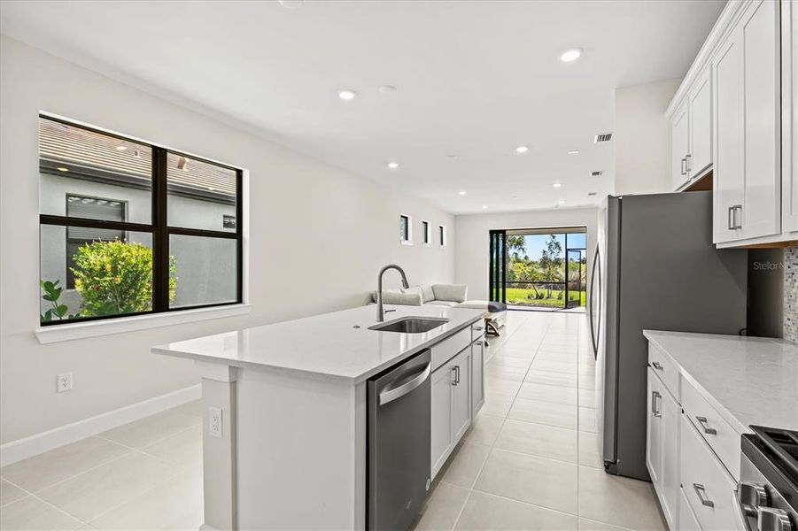 Furnished interior view inside a new home in , Nokomis (Image 18).
