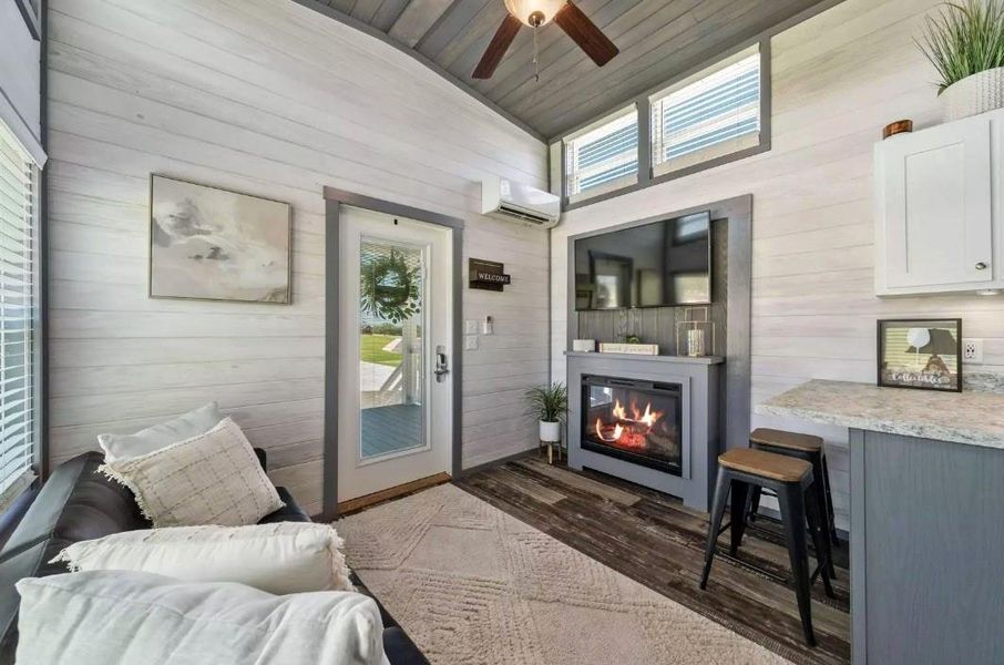 Furnished interior view inside a new home in , Fredericksburg (Image 13). Furnished interior view inside a new home in , Fredericksburg (Image 13).