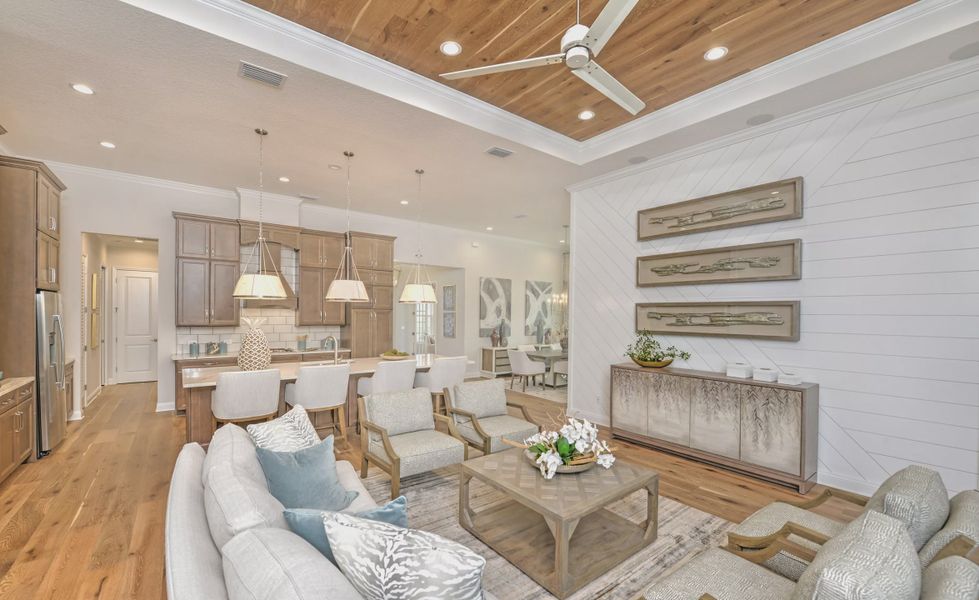 Furnished interior view inside a new home in Seven Pines, Jacksonville (Image 10).