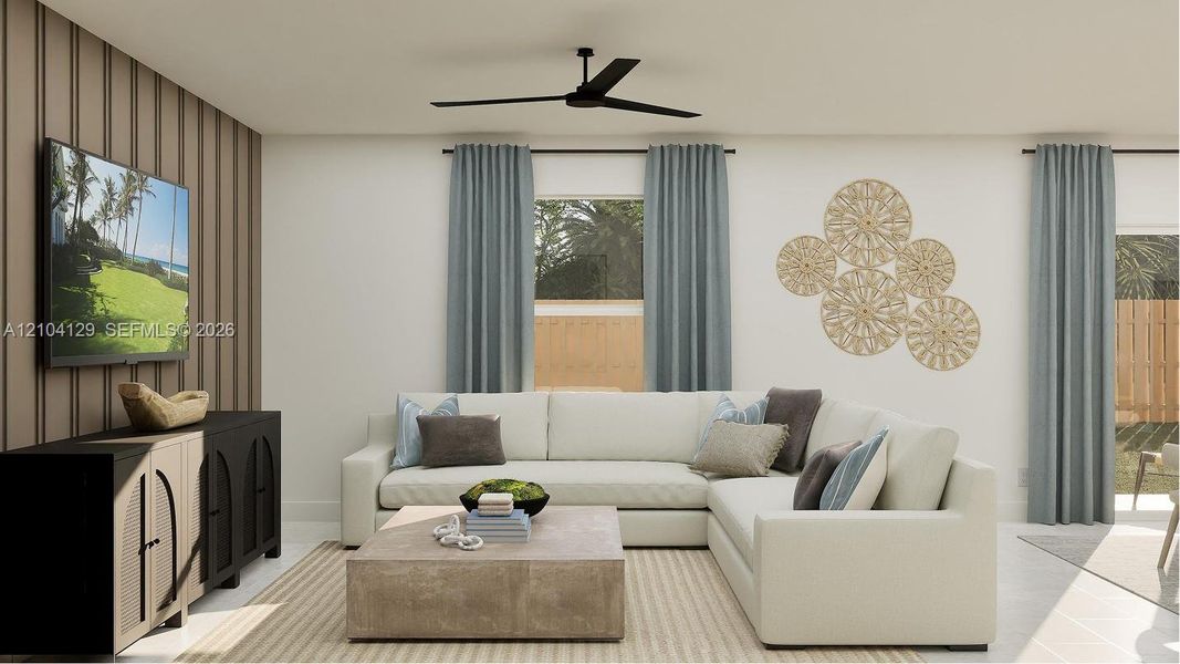 Furnished interior view inside a new home in Verdana Grove, Miami (Image 19). Furnished interior view inside a new home in Verdana Grove, Miami (Image 19).