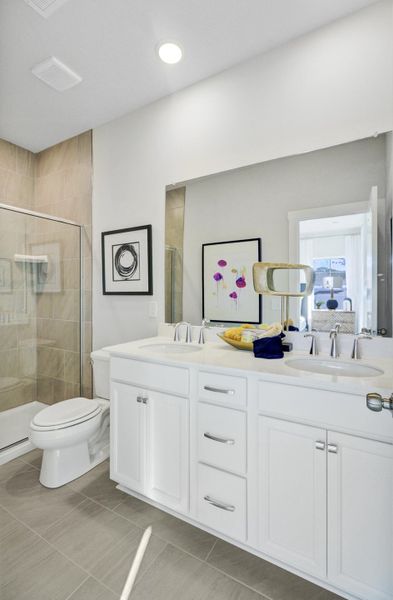 Furnished interior view inside a new home in , Johns Island (Image 38).