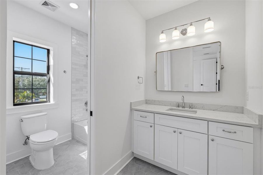 Furnished interior view inside a new home in , Tampa (Image 28).