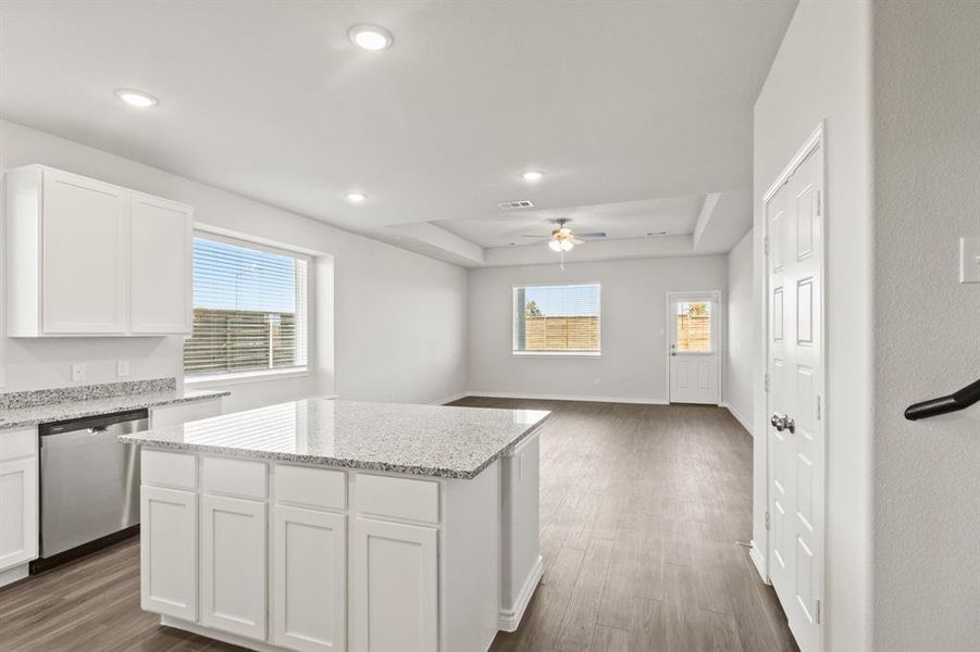 Furnished interior view inside a new home in Retreat at Fossil Creek, Fort Worth (Image 6). Furnished interior view inside a new home in Retreat at Fossil Creek, Fort Worth (Image 6).