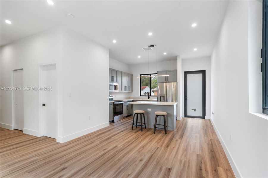 Furnished interior view inside a new home in , Miami (Image 6).