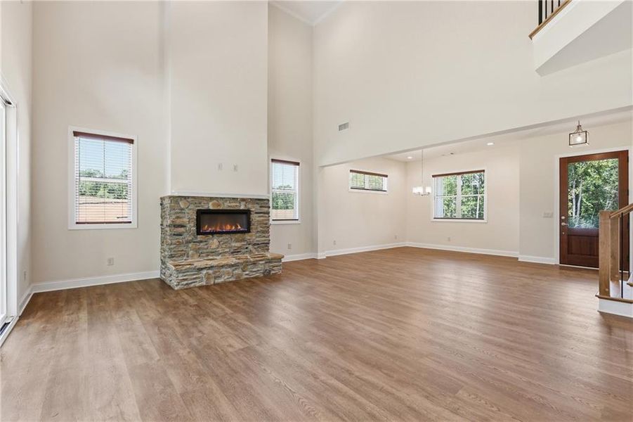 Spacious, unfurnished interior of a new home in , Cornelia (Image 39).