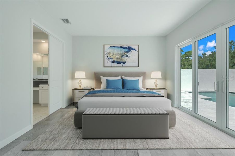 Furnished interior view inside a new home in Toscana, Palm Coast (Image 11).