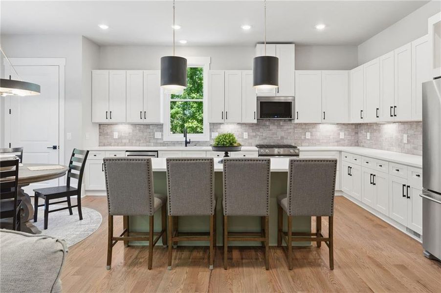 Furnished interior view inside a new home in , Canton (Image 17).