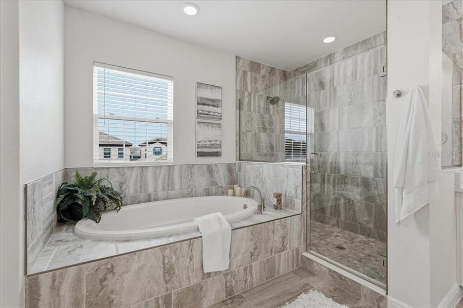 Furnished interior view inside a new home in , San Antonio (Image 32).
