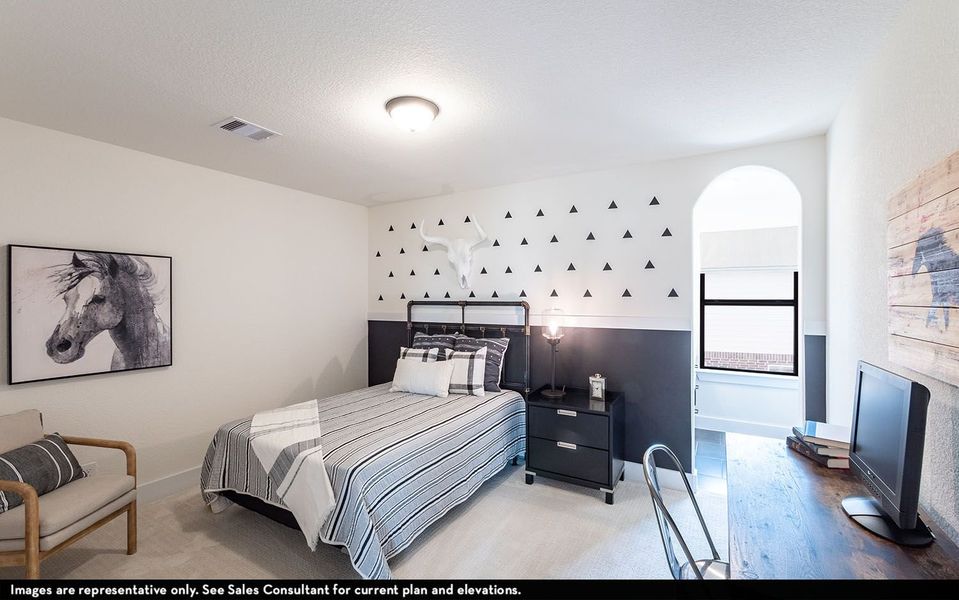 Furnished interior view inside a new home in Wildrye, Waller (Image 20).