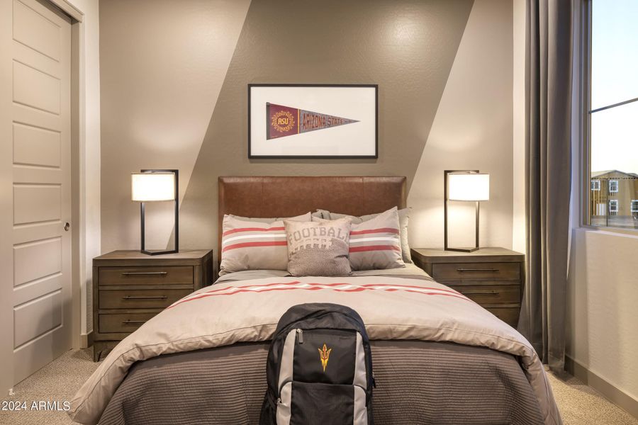 Furnished interior in a model home at Meadowlark at Waterston North in Gilbert (Image 9).