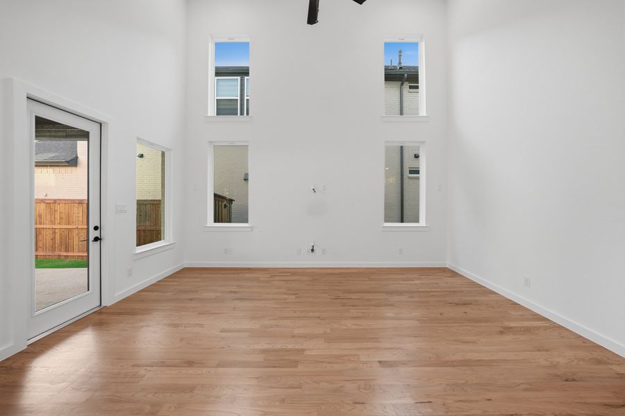 Spacious, unfurnished interior of a new home in Light Farms Brenham - 40' Lots, Celina (Image 19).