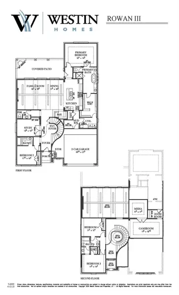 2D floor plan layout of this home in Santa Rita Ranch - 60', Santa Rita Ranch, TX (Image 4).