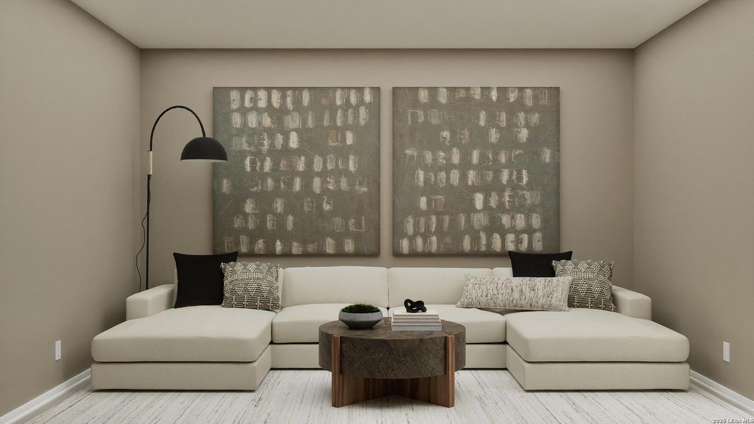 Furnished interior view inside a new home in Brookmill, San Antonio (Image 11). Furnished interior view inside a new home in Brookmill, San Antonio (Image 11).