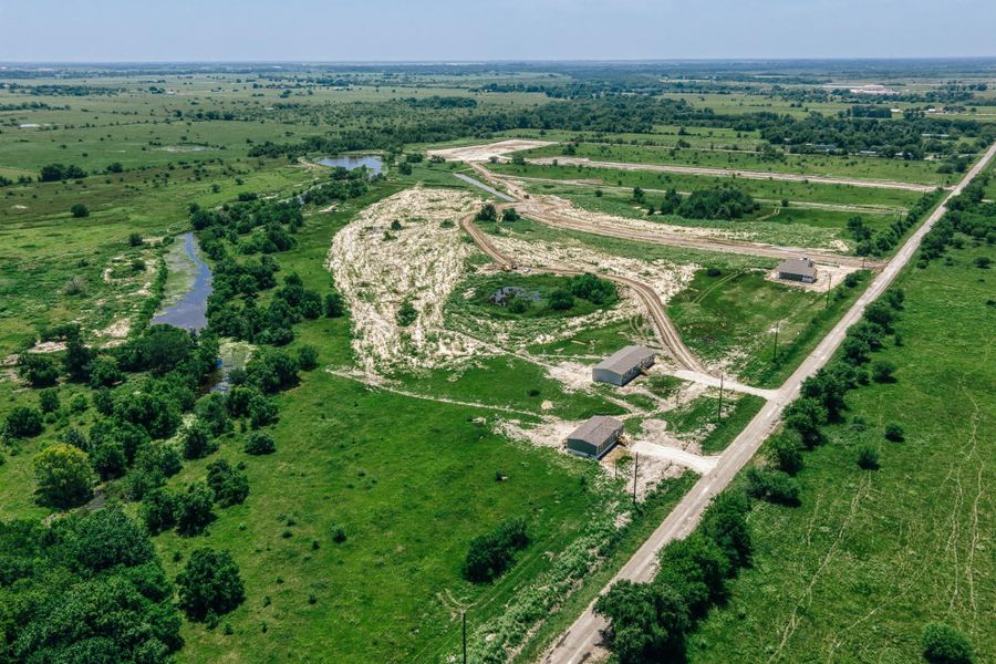 Aerial view of phase 1 Aerial view of phase 1