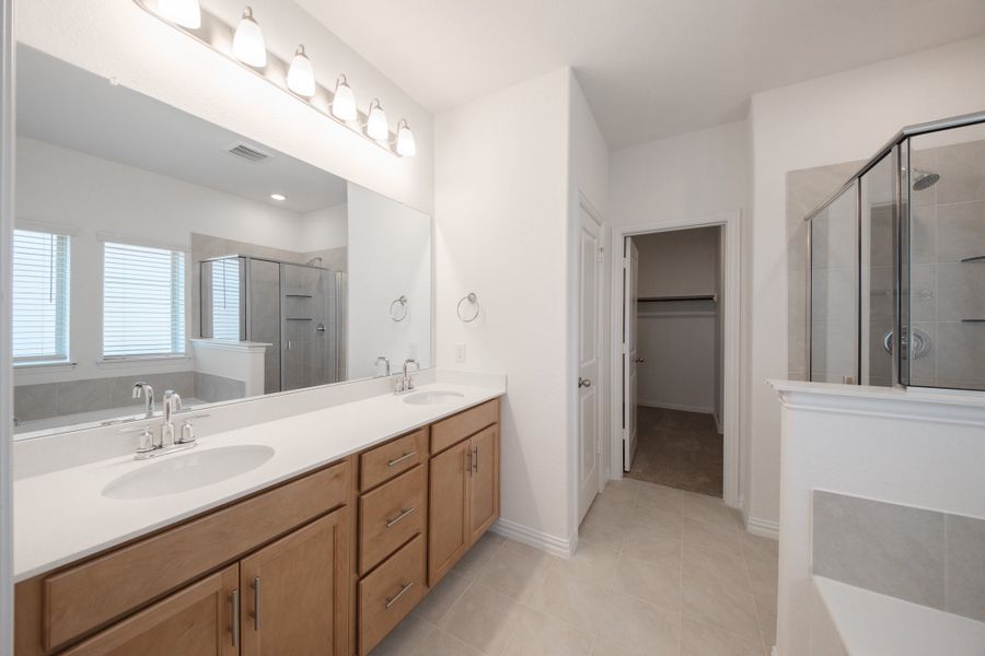 Furnished interior view inside a new home in The Villages of Hurricane Creek, Anna (Image 8).