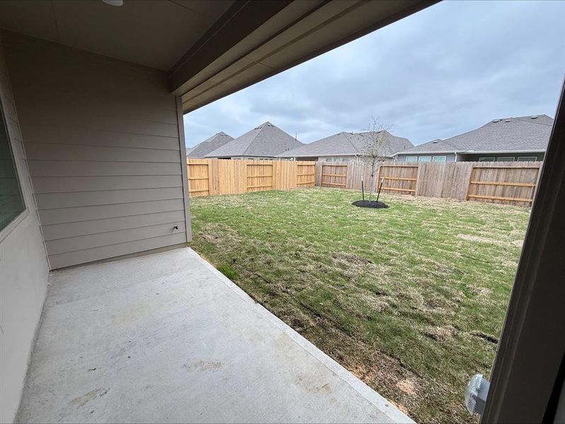 Covered patio - great for entertaining outdoors