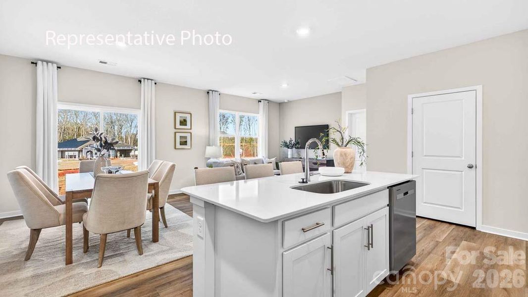 Furnished interior view inside a new home in Stanton, Richburg (Image 7).