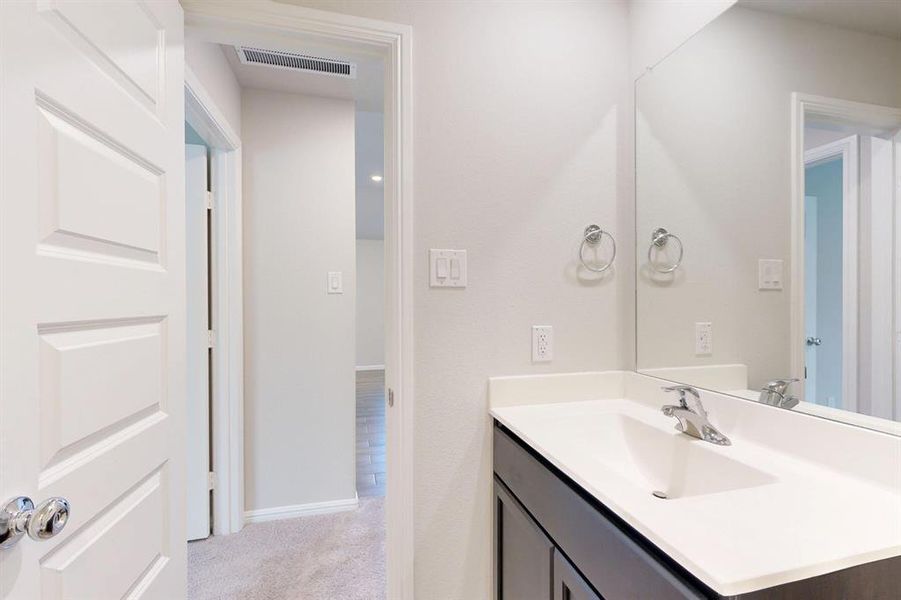 Furnished interior view inside a new home in Mobberly Farms, Pilot Point (Image 13).