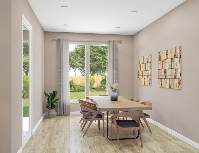 Representative furnished interior of a home built from the Martin by Tri Pointe Homes in Oakhill Reserve, Tomball (Image 7).