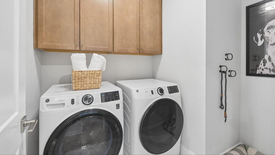 Laundry Room Marigold Floor Plan at Haven at Diamond Springs