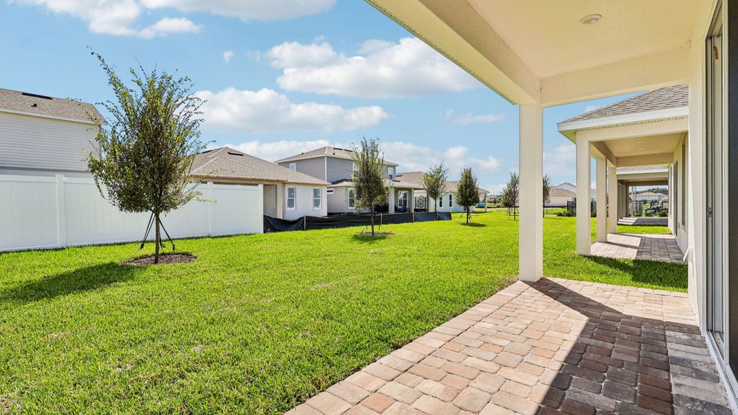 Exterior details and patio area of a home in Trailside, Mount Dora (Image 3).