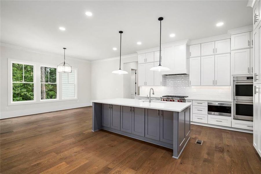 Furnished interior view inside a new home in , Atlanta (Image 12).