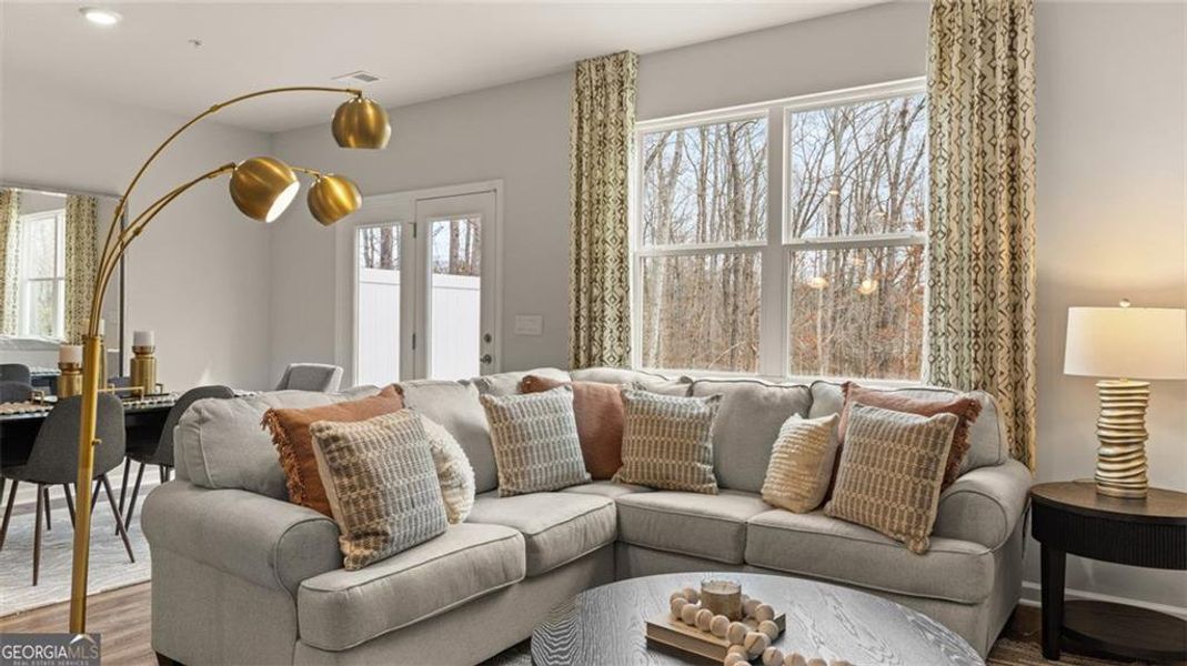 Furnished interior view inside a new home in Echo Glen, Stockbridge (Image 19).