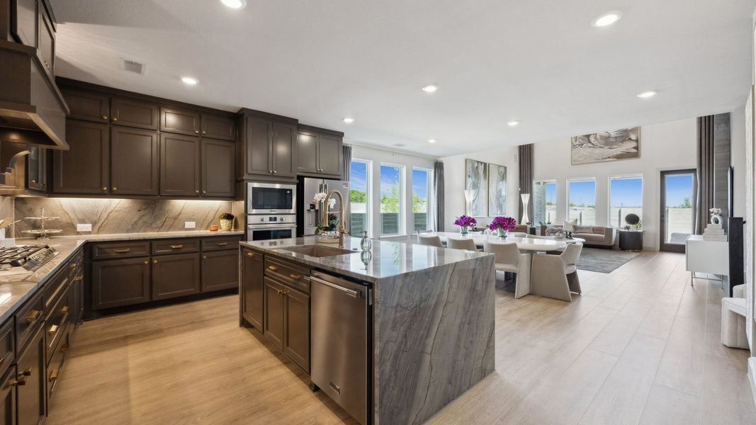 Representative furnished interior of a home built from the Sophie by Normandy Homes in Painted Tree - South, McKinney (Image 22).