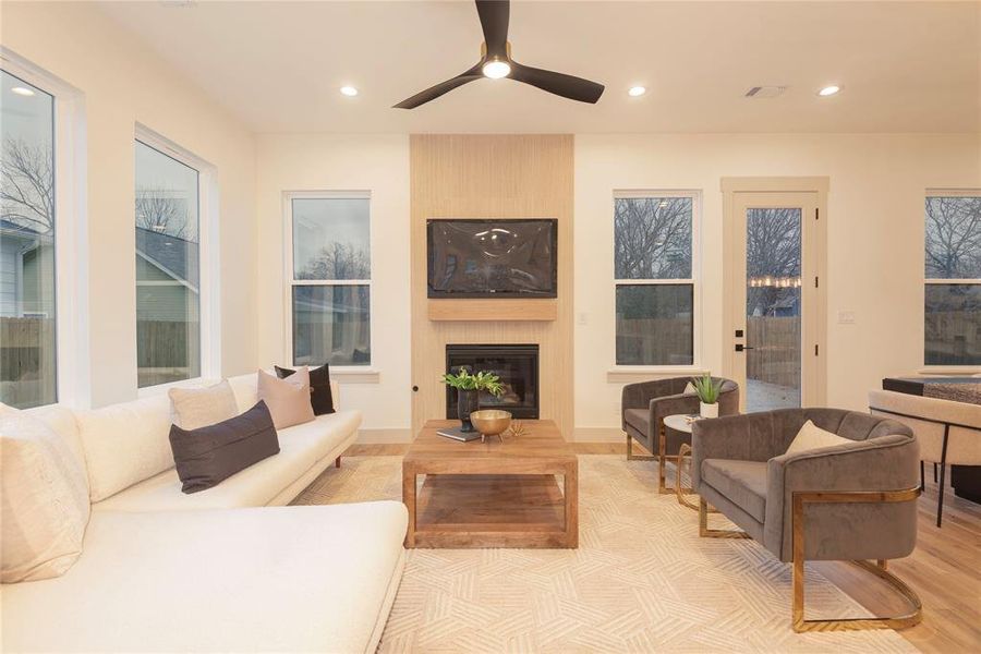 Furnished interior view inside a new home in , McKinney (Image 35).