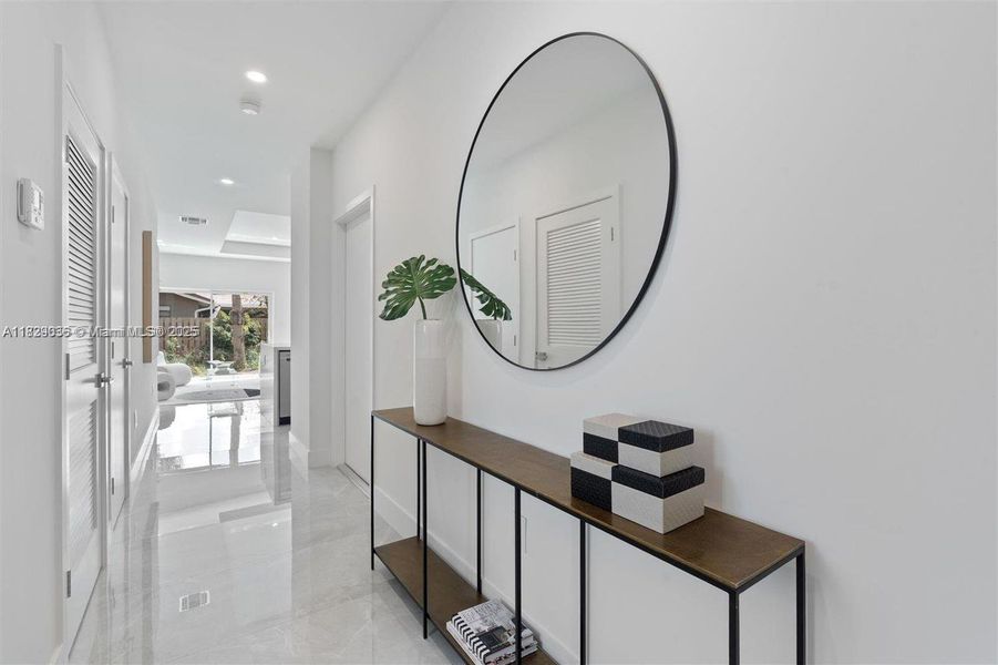 Furnished interior view inside a new home in , Coral Springs (Image 13).