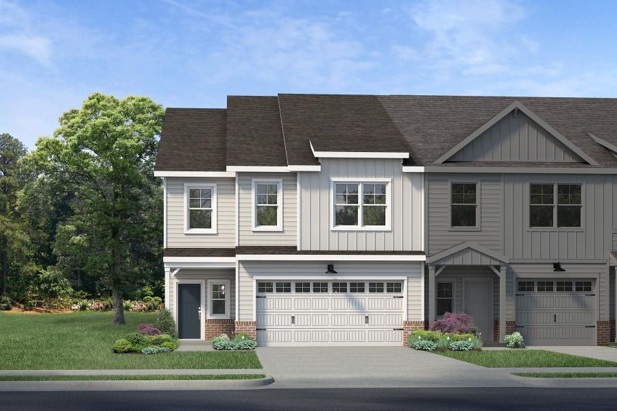 Front exterior of a new home in Holly Ridge, Greenville, SC, highlighting curb appeal (Image 1). Front exterior of a new home in Holly Ridge, Greenville, SC, highlighting curb appeal (Image 1).