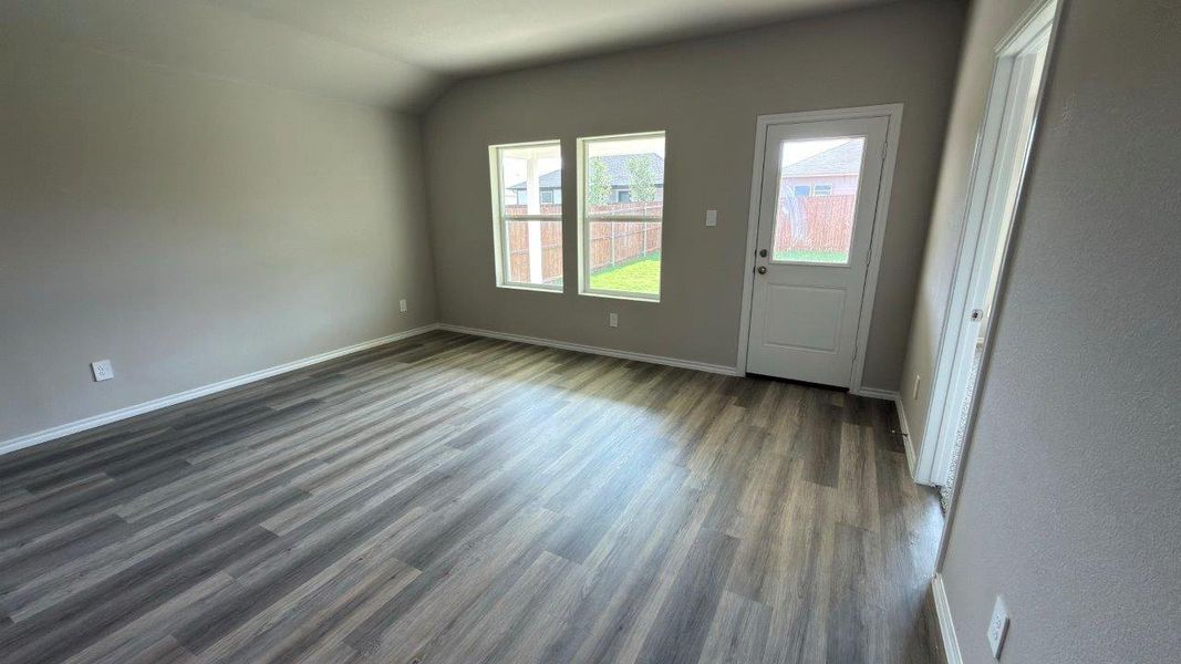Spacious, unfurnished interior of a new home in Lonestar at Liberty Trails, Fort Worth (Image 12). Spacious, unfurnished interior of a new home in Lonestar at Liberty Trails, Fort Worth (Image 12).
